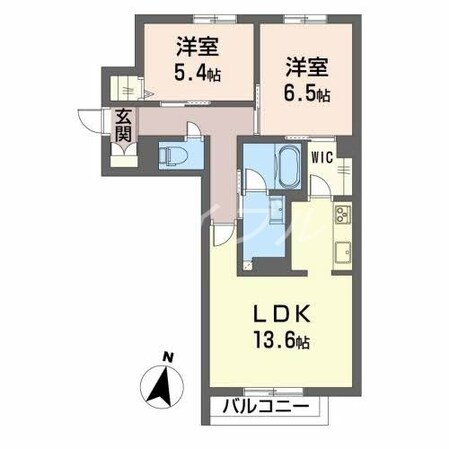 シャーメゾンＣＯＬＺＡの物件間取画像